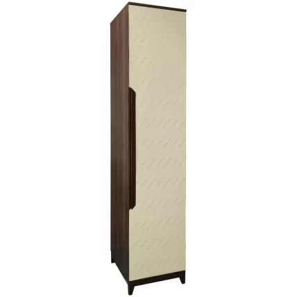 Шкаф одностворчатый Сканди с полками Бежевый_0