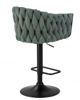 Стул барный DOBRIN LEON Зеленая ткань LAR 275-23_3