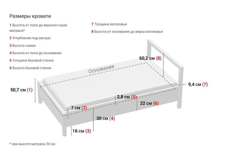 Кровать 1800 Соренто 22 Дуб Стирлинг_12
