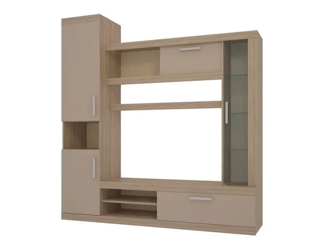 Мини-стенка Макси Дуб сонома-имбирь_0