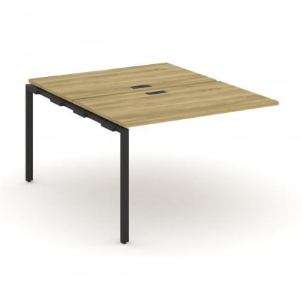 Двойной наборный элемент рабочей станции CONCEPT CN.DNRS-002 Дуб Винченцо Черный_0