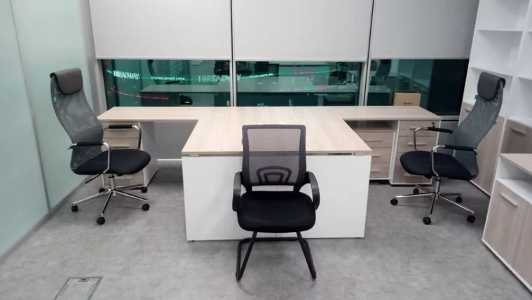 Тумба приставная Deka 9.05.10 Дуб Сантана светлый/Белый_3