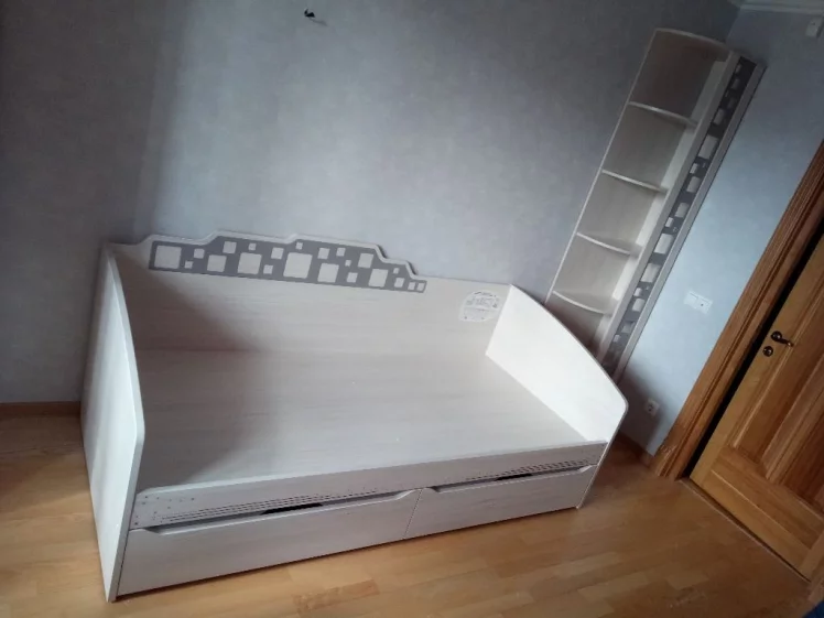 Кровать Мегаполис 55.11 Сосна Астрид_1