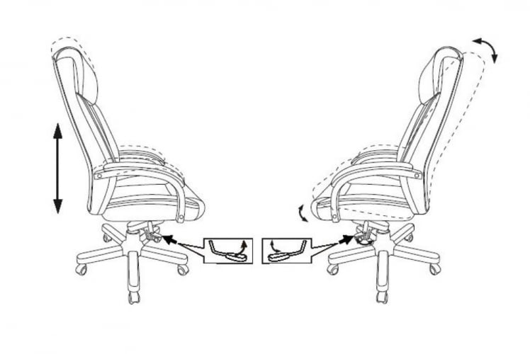 Кресло руководителя Бюрократ T-9922WALNUT/Leather Eichel_6