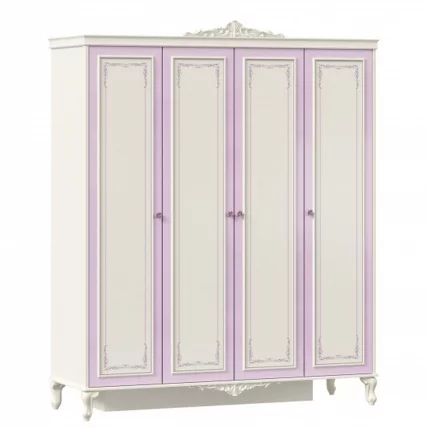 Шкаф четырехстворчатый Маркиза ЛД 517.113.000 Алебастр_0