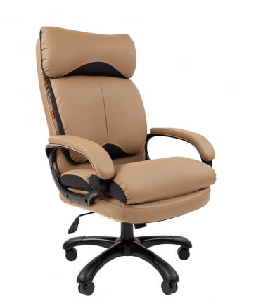 Кресло руководителя CHAIRMAN 505 NEW экокожа Бежевый_0
