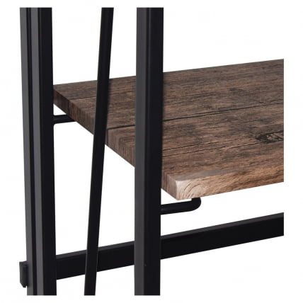 Стеллаж на металлокаркасе BRABIX LOFT SH-001 Мореный дуб_5