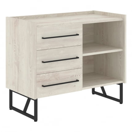 Тумба LOFTIS LSC-3D Сосна Эдмонт/Черный_0