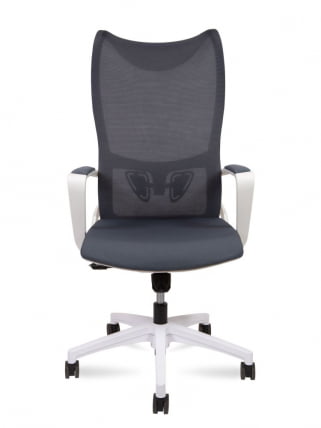 Кресло офисное WAVE AM3-H(WHITE) Серый_1