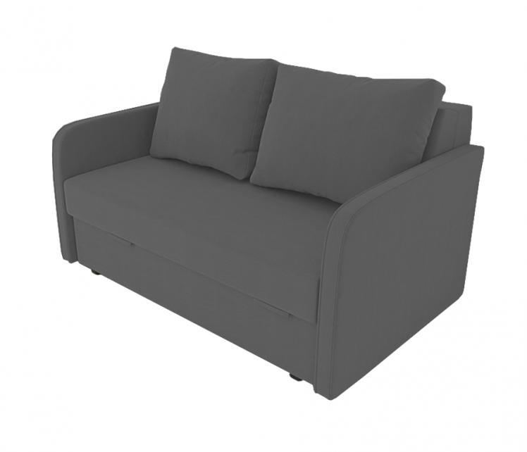 Диван Лоджия Велюр (Berhouse) Цвет фасада: Серый Велюто 12; Тип: Прямой; Материал фасада: Металл/Велюр_0