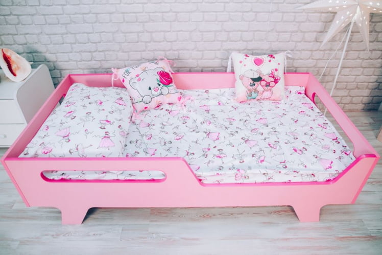 Кровать детская Бэби Розовый_4