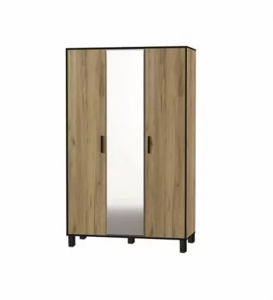 Комплект мебели для спальни Лофт №01 Дуб Крафт Золотой Черный_3