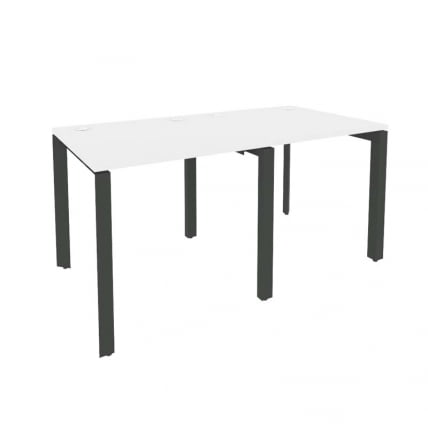 Рабочая станция на П-образном м/к ONIX O.MP-RS-2.0.8 Белый Бриллиант/Антрацит_0