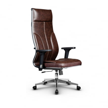 Кресло руководителя Metta L 1m 46/2D Комплект 3 Коричневое_0