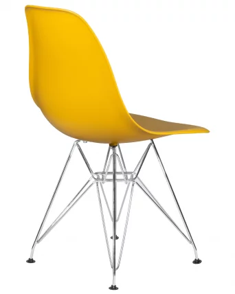 Стул обеденный DOBRIN DSR ножки хром Горчичный Y-03_3