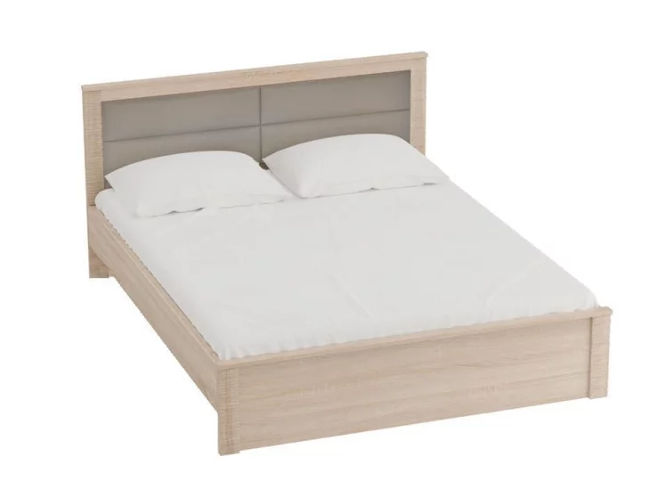 Каркас кровати Элана 900 Дуб сонома/Ель карпатская_0