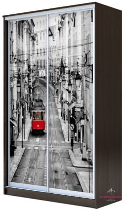 Шкаф-купе Хит-23-14-77 Лондон Аруба Венге_0