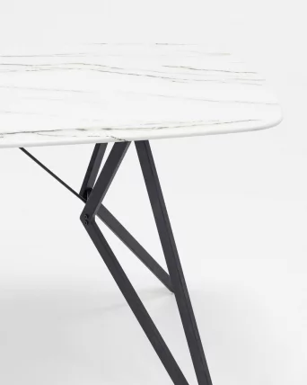 Стол обеденный Денвер 140x90 Белый_3