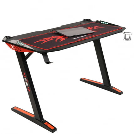 Игровой компьютерный стол SKILLL CTG-003 120X60 Черный-красный_0
