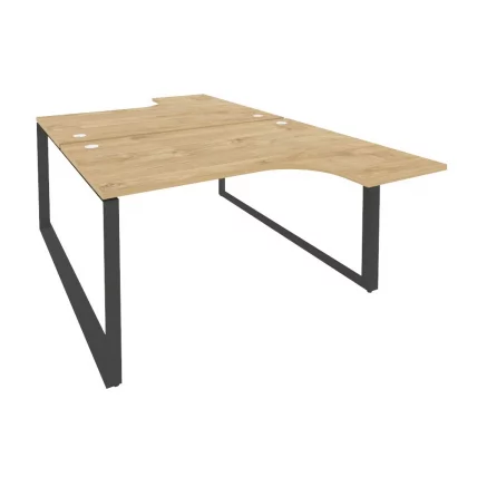 Рабочая станция на О-образном м/к ONIX O.MO-D.SA-3 Тиквуд Светлый/Антрацит_0