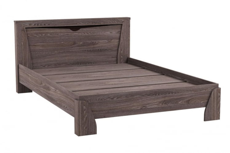 Кровать 1600 Лючия 33.08-02 с настилом Ясень анкор темный Венге_1