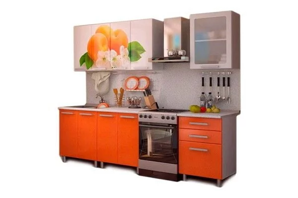 Кухня 1,8 м Персик_3