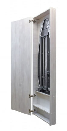 Шкаф со встроенной гладильной доской Iron Box Eco (левый) Беленый дуб_2