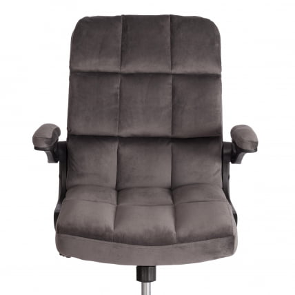 Кресло офисное Lugano велюр, темно-серый_5