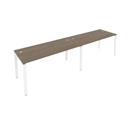 Рабочая станция на 2 раб.места Metal System Б.СМ-2.4 Вяз/Белый_0