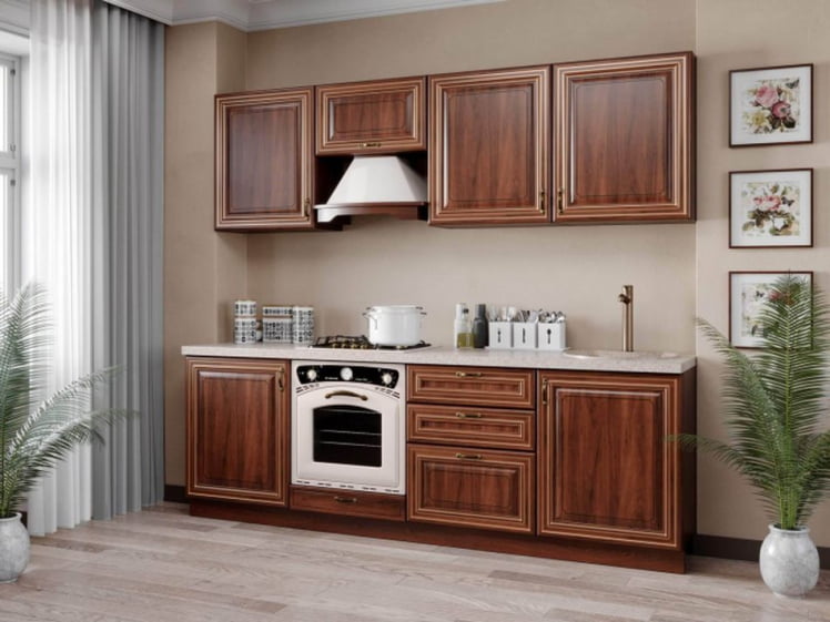 Тумба кухонная 400 с 3 ящиками (4) Кантри ЛД 235.034.000 Ноче Таволато_3