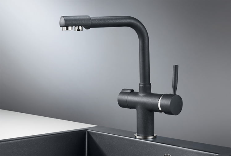 Кухонный смеситель GRANULA 2088 Шварц_1