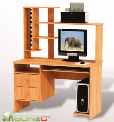 Стол компьютерный SN 05.17 Ольха русская_0