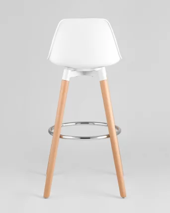 Полубарный стул Мартин экокожа Белый_5