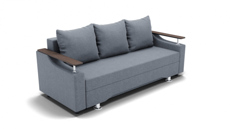 Диван Манго (ЗР) Цвет фасада: Серый; Тип: Прямой; Материал фасада: Металл/Велюр_0