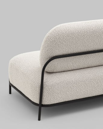 Диван Стоун ткань букле Молочный_3