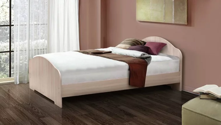 Кровать на уголках №1 1800*2000 Итальянский орех_0