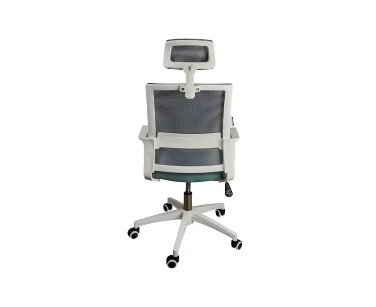 Кресло офисное Бит белый пластик Серый_3