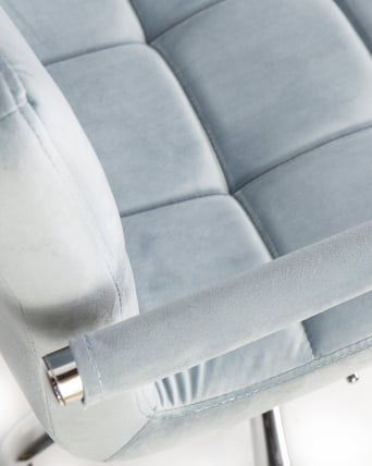 Офисное кресло для персонала DOBRIN TERRY Пудрово-голубой велюр MJ9-74_7