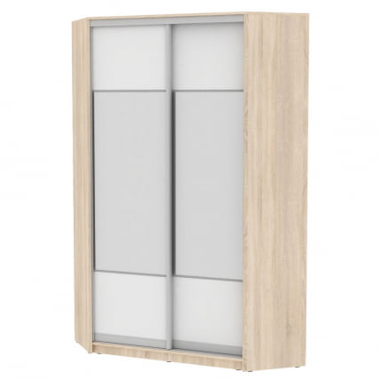 Шкаф-купе YA-230х1250-4(ДСС-Белый-D3D3)_0