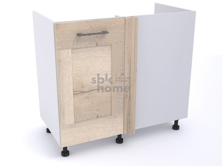 Стол под мойку угловой СМУ-100 левый, Дублин (900*470*820) Дуб галифакс белый, 21614 _0