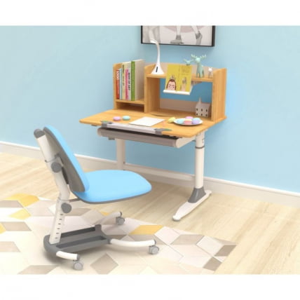 Стол письменный детский с регулировкой высоты и полками EUREKA ECD-XYL-80_17