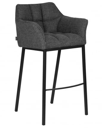 Стул барный DOBRIN LUCAS (серая ткань (F-22))_0