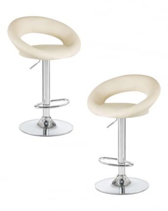 Стул барный DOBRIN MIRA (кремовый) 2 шт_0