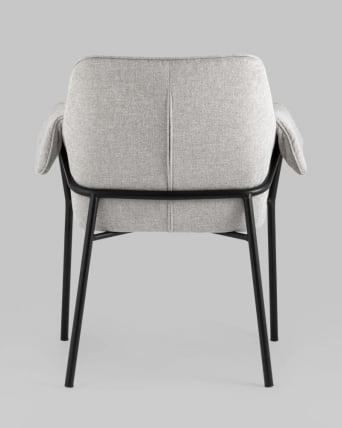 Стул Бесс рогожка светло-серый 2 шт._3