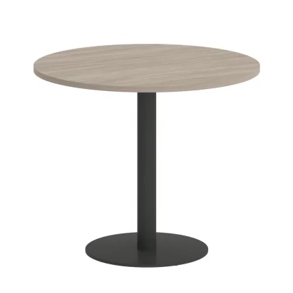 Стол журнальный круглый HOME OFFICE VR.SP-5-90.1 Дуб Аттик/Антрацит металл_0