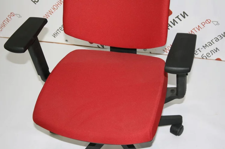 Кресло офисное (ВБ13) Trek выставочный образец Красное_5