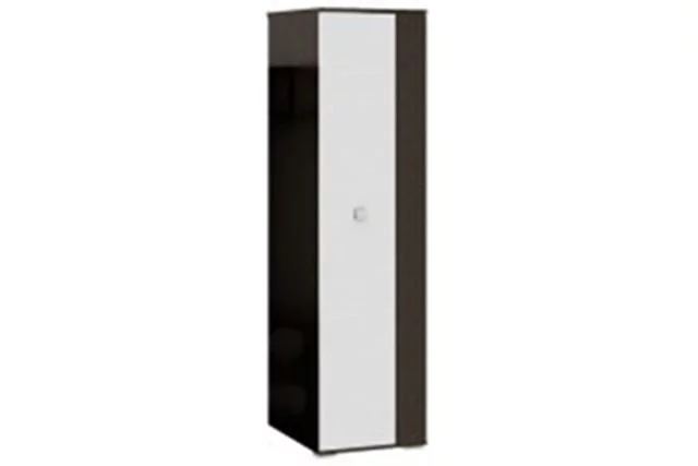 Шкаф-пенал с полками Карисма 5.1в Венге/белый глянец_0