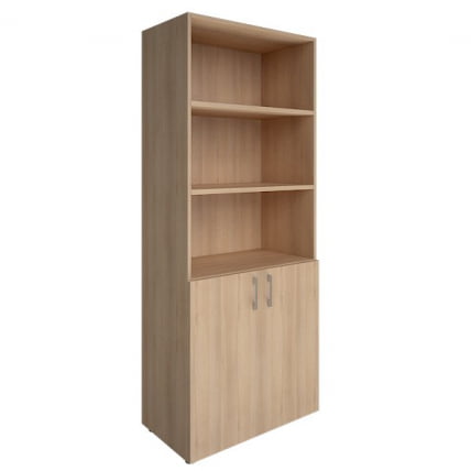 Шкаф книжный полуоткрытый без топа YALTA LT-ST 1.1 Снежная Патина_0