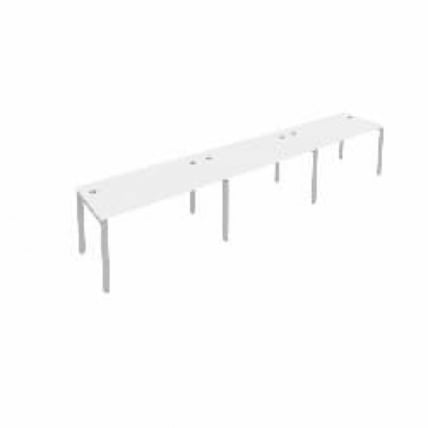 Рабочая станция на 3 раб.места Metal System Б.СМ-3.3 Белый/Серый_0