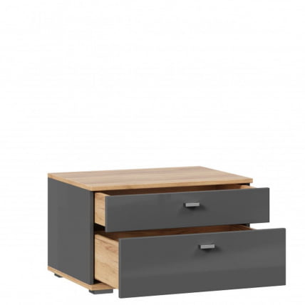 Тумба прикроватная Фиджи ЛД 659.060.000 Дуб Золотой Антрацит_1